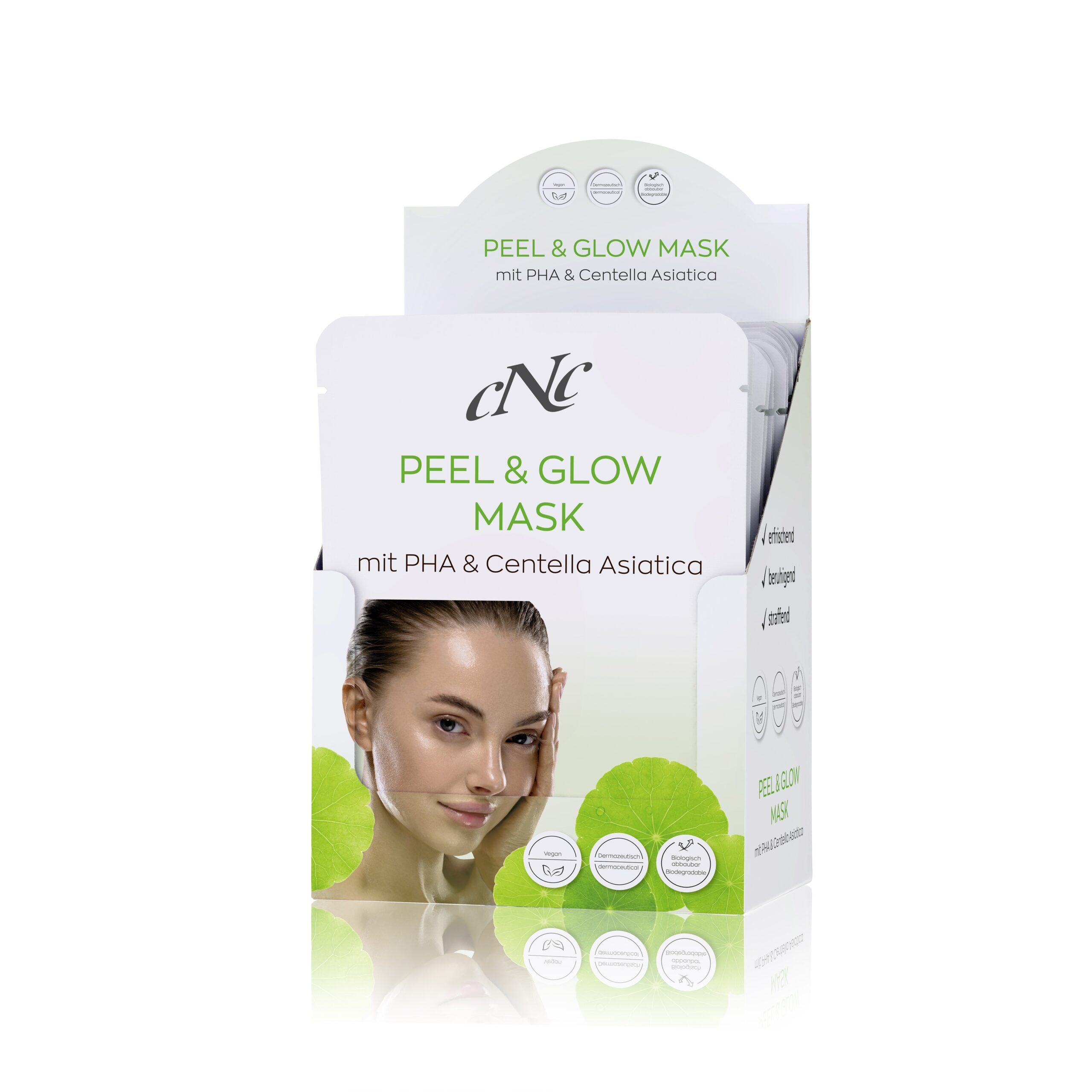 CNC Bio Peel & Glow – sära andev kangasmask 1tk